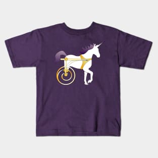 Unicorn On Wheels Kids T-Shirt